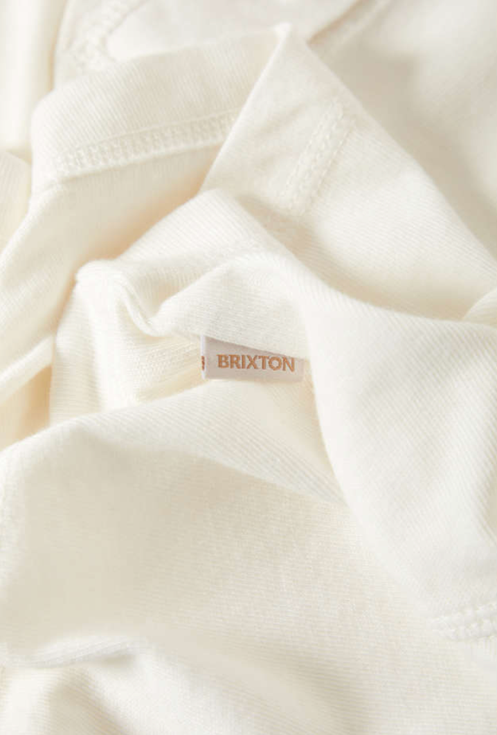 Brixton- Carefree Cropped Henley Shirt