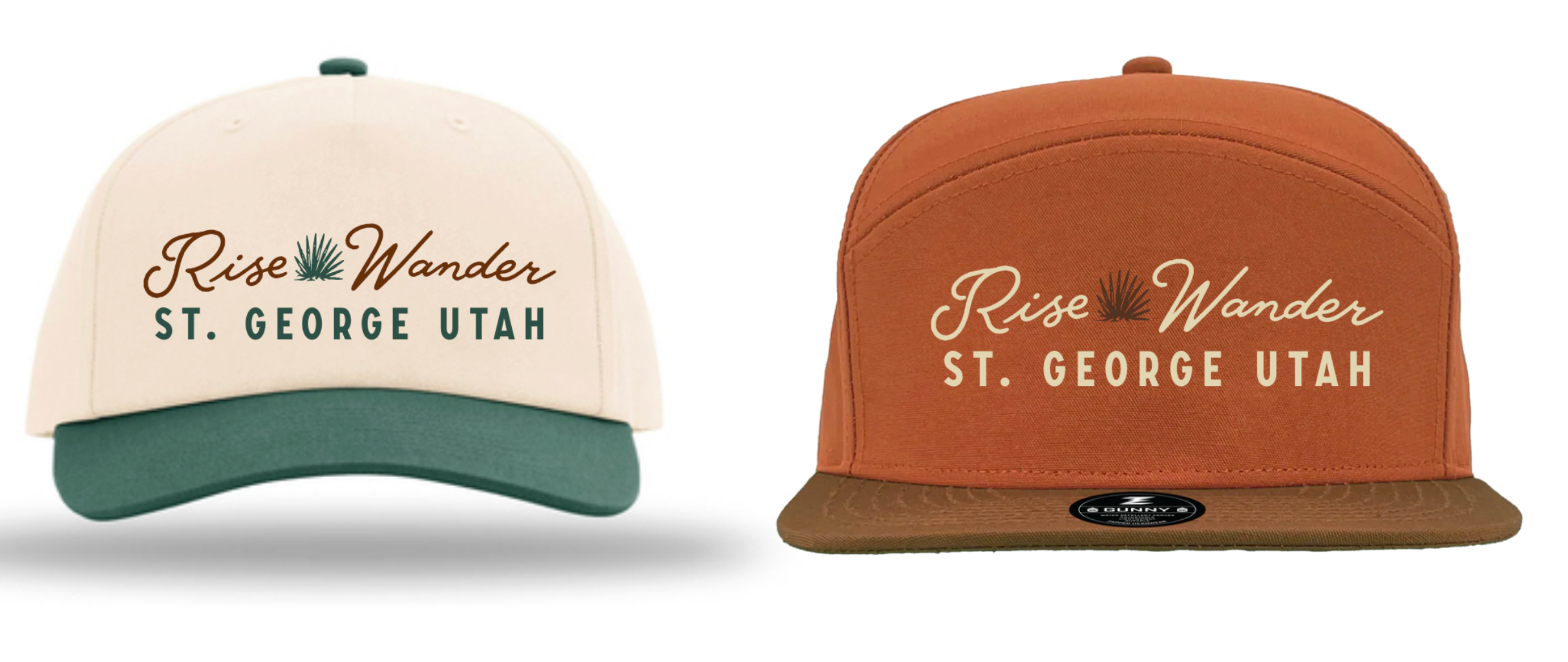 Rise & Wander Co "Desert Trek" Embroidery Hat- Burnt Orange