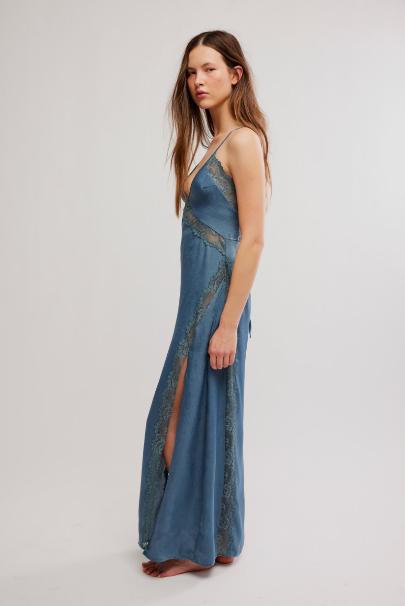 Free People- Some Kind Of Love Maxi Slip Dress