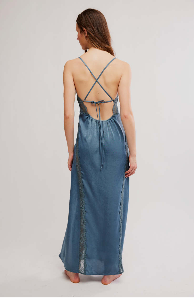 Free People- Some Kind Of Love Maxi Slip Dress