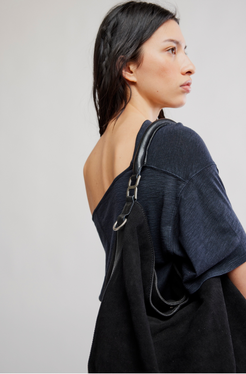 Free People- Suzie Suede Slouch Tote