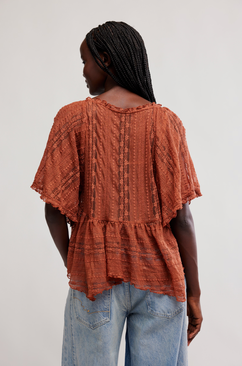 Free People- In Your Dreams Lace Top