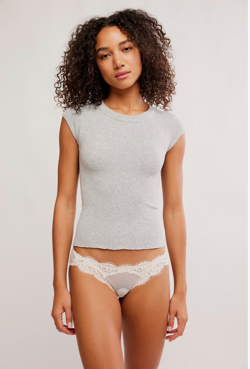 Free People-  So Soft Seamless Modal Baby Tee