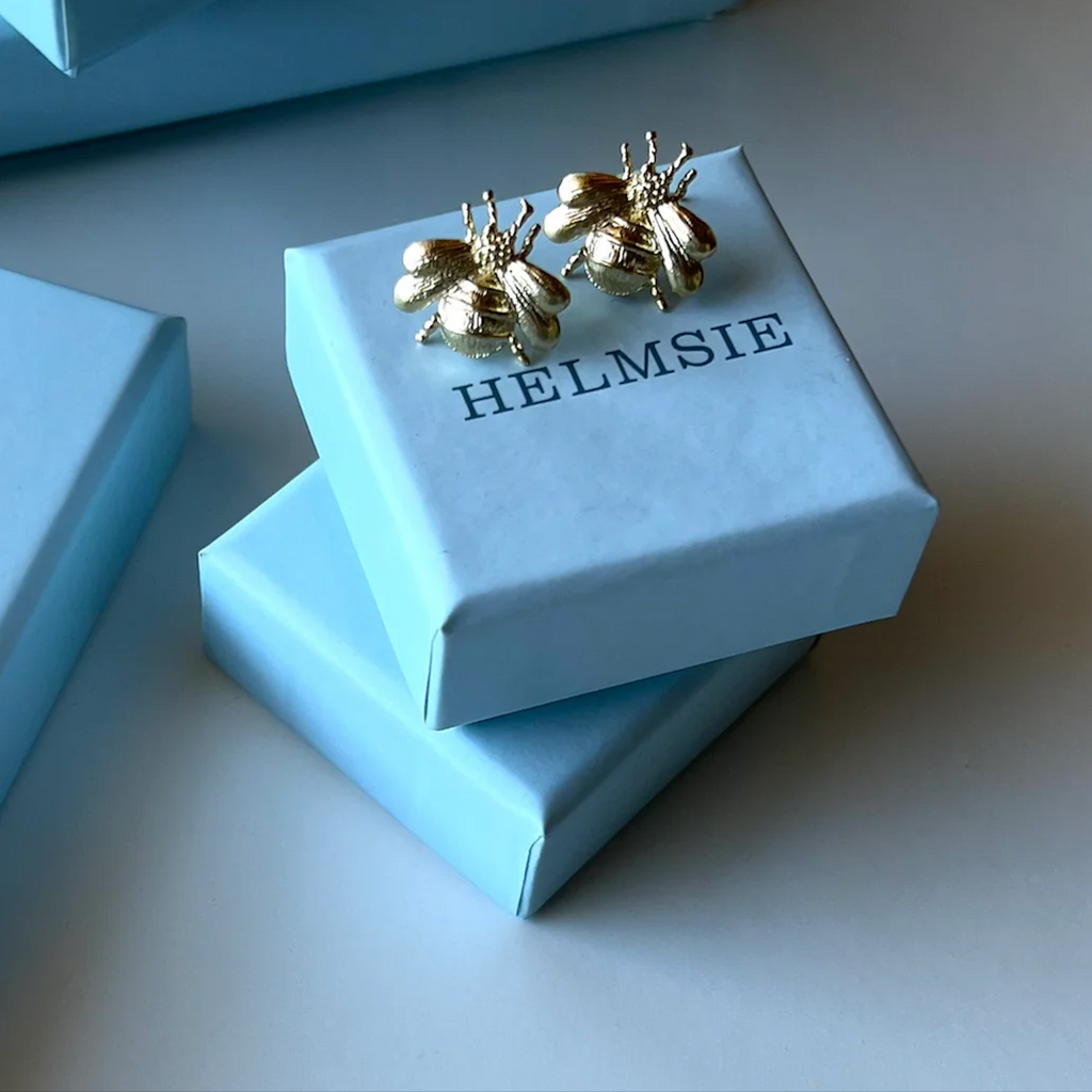 Helmsie- Bee Earrings