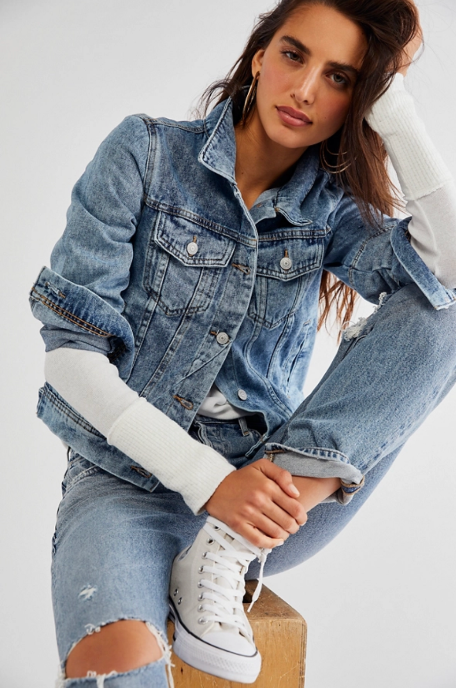 Free People- Rumors Denim Jacket