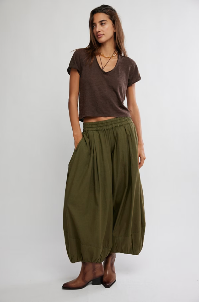 Free People- Moonflower Solid Balloon Pant
