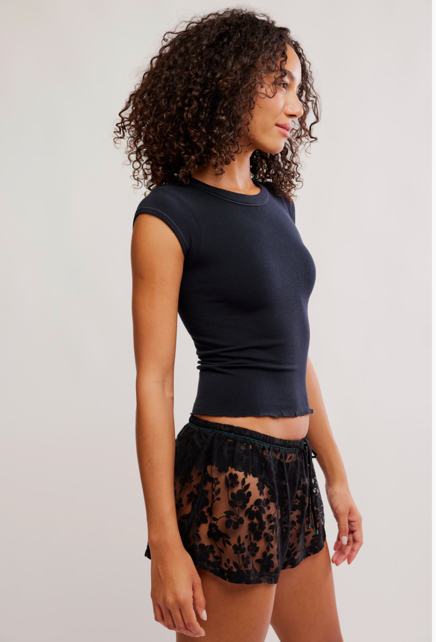 Free People-  So Soft Seamless Modal Baby Tee