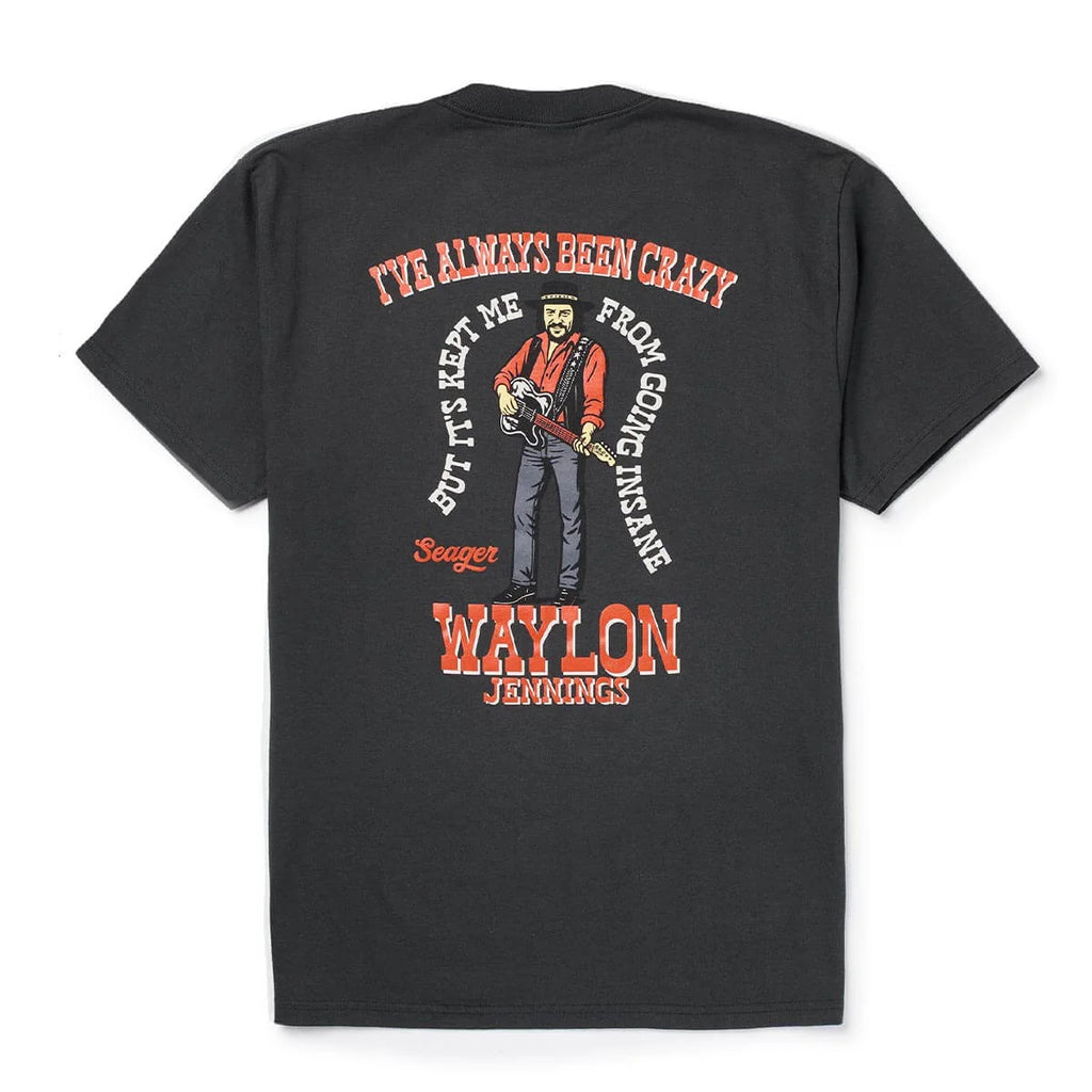 Seager- Seager X Waylon Jennings Always Been Crazy Tee