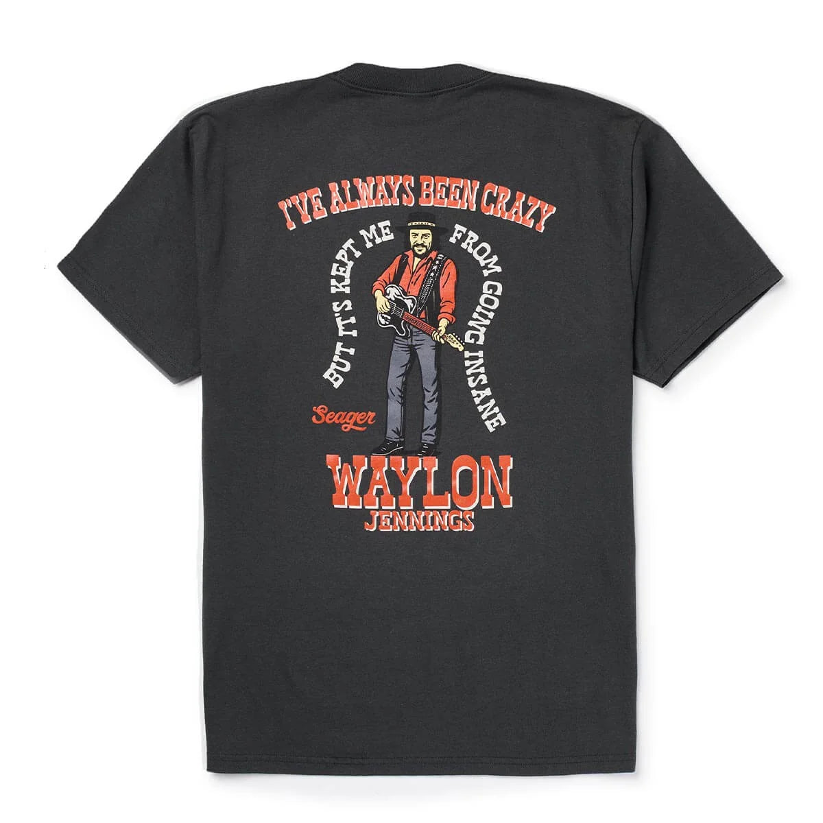 Seager- Seager X Waylon Jennings Always Been Crazy Tee