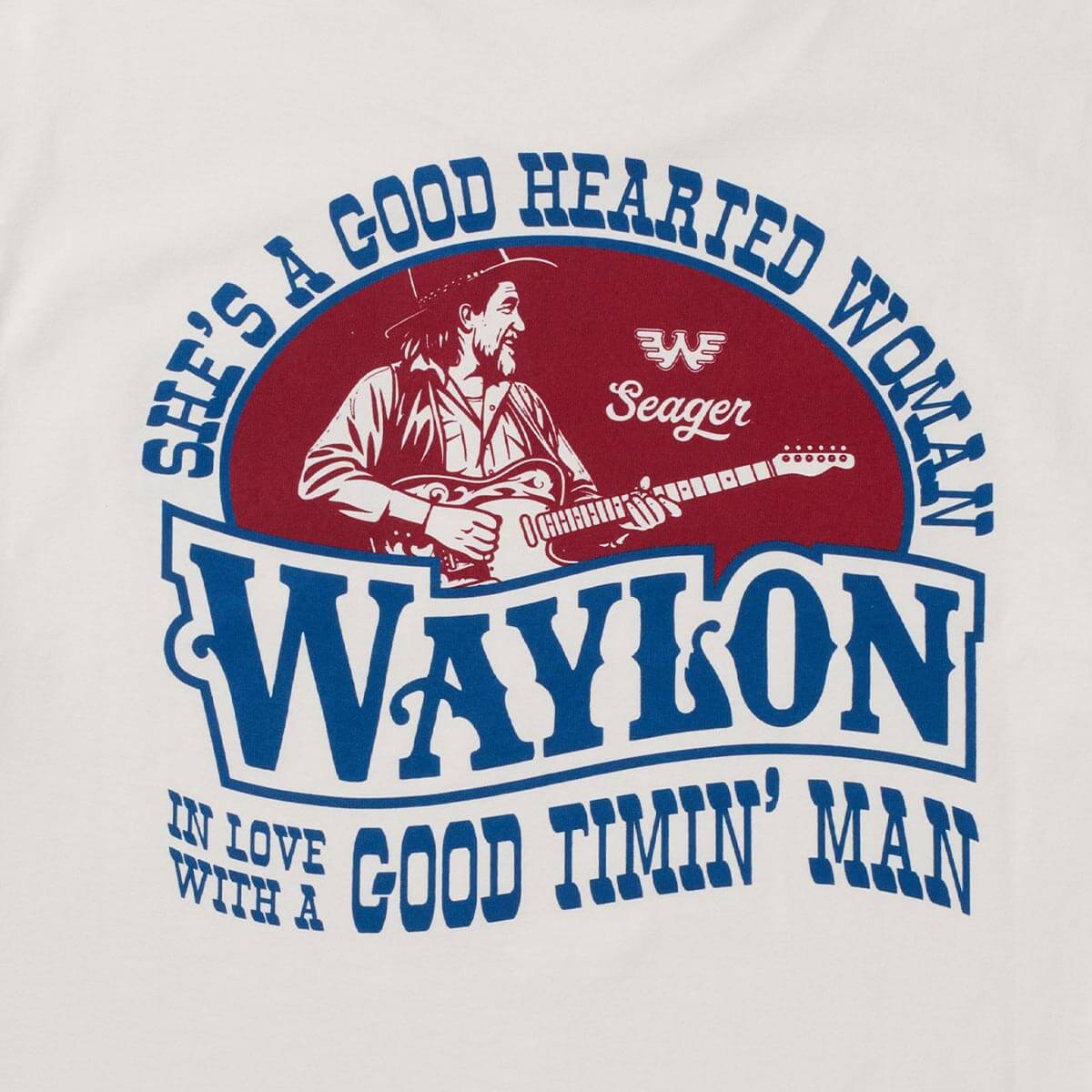 Seager- Seager x Waylon Jennings Good Hearted Woman Tee