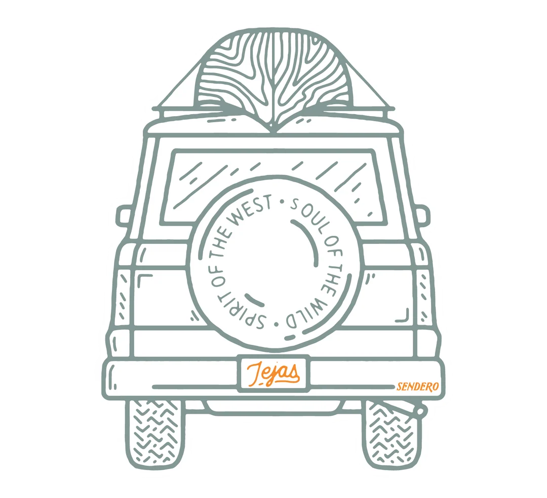 Sendero- Adventure Bound Sticker