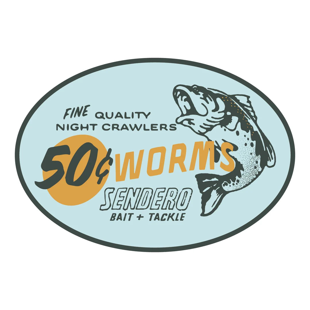 Sendero- 50 Cent Worms Sticker