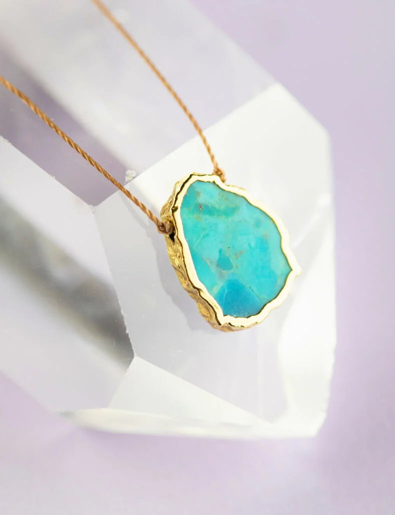 SoulKu- Turquoise Alchemy Necklace for Dare Greatly