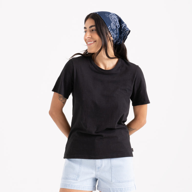 Roark- Well Worn Short Sleeve Tee in Black