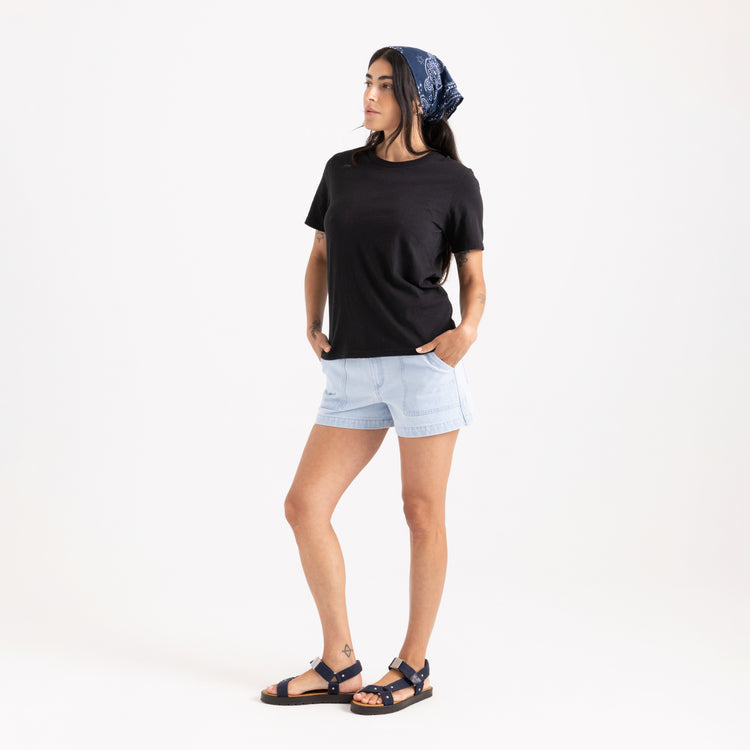 Roark- Well Worn Short Sleeve Tee in Black