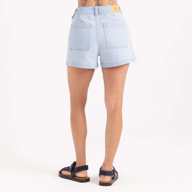 Roark- HWY Short in Bleached Denim