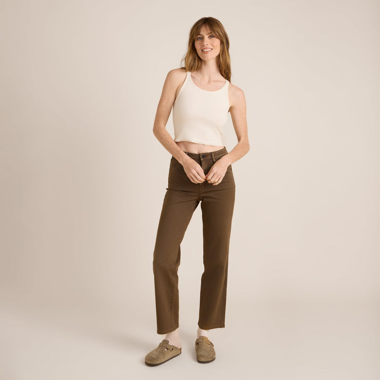 Roark- Wind Worn Tank Top in Off White