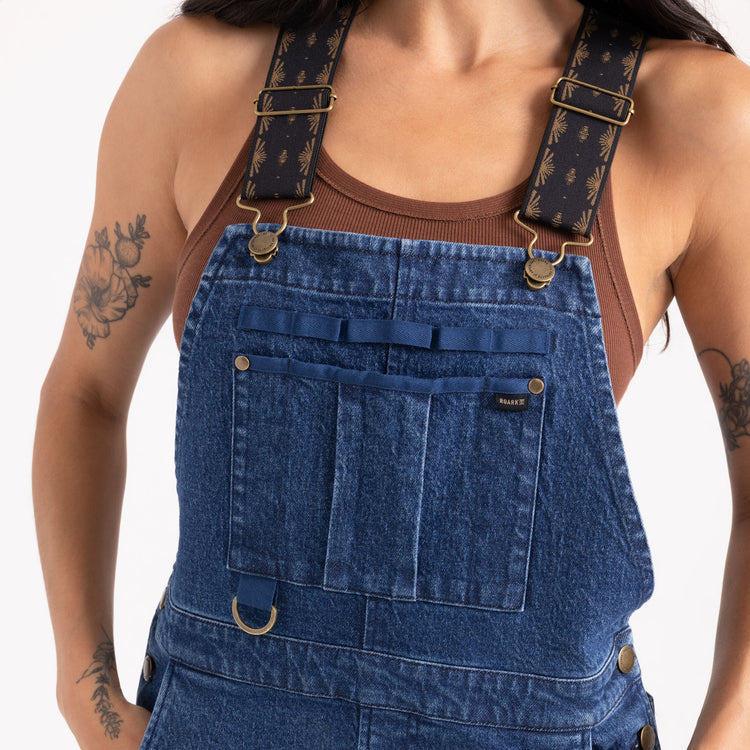 Roark- HWY 1 Overall Jumpsuit in Indigo