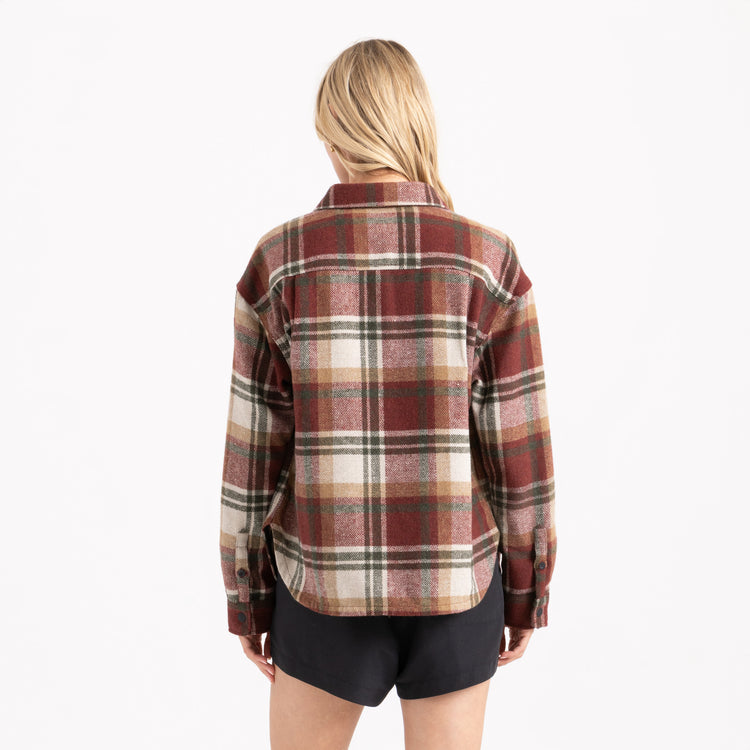 Roark- Amberley Flannel in Sangria