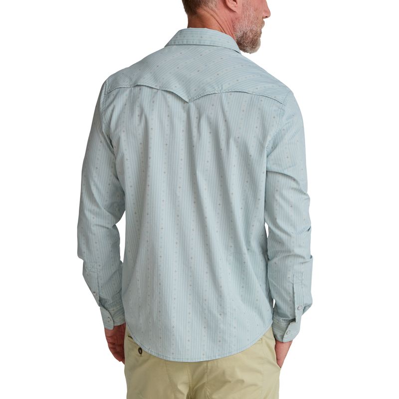 Howler Bros- Supernova Stripe  H Bar B Tech Longsleeve