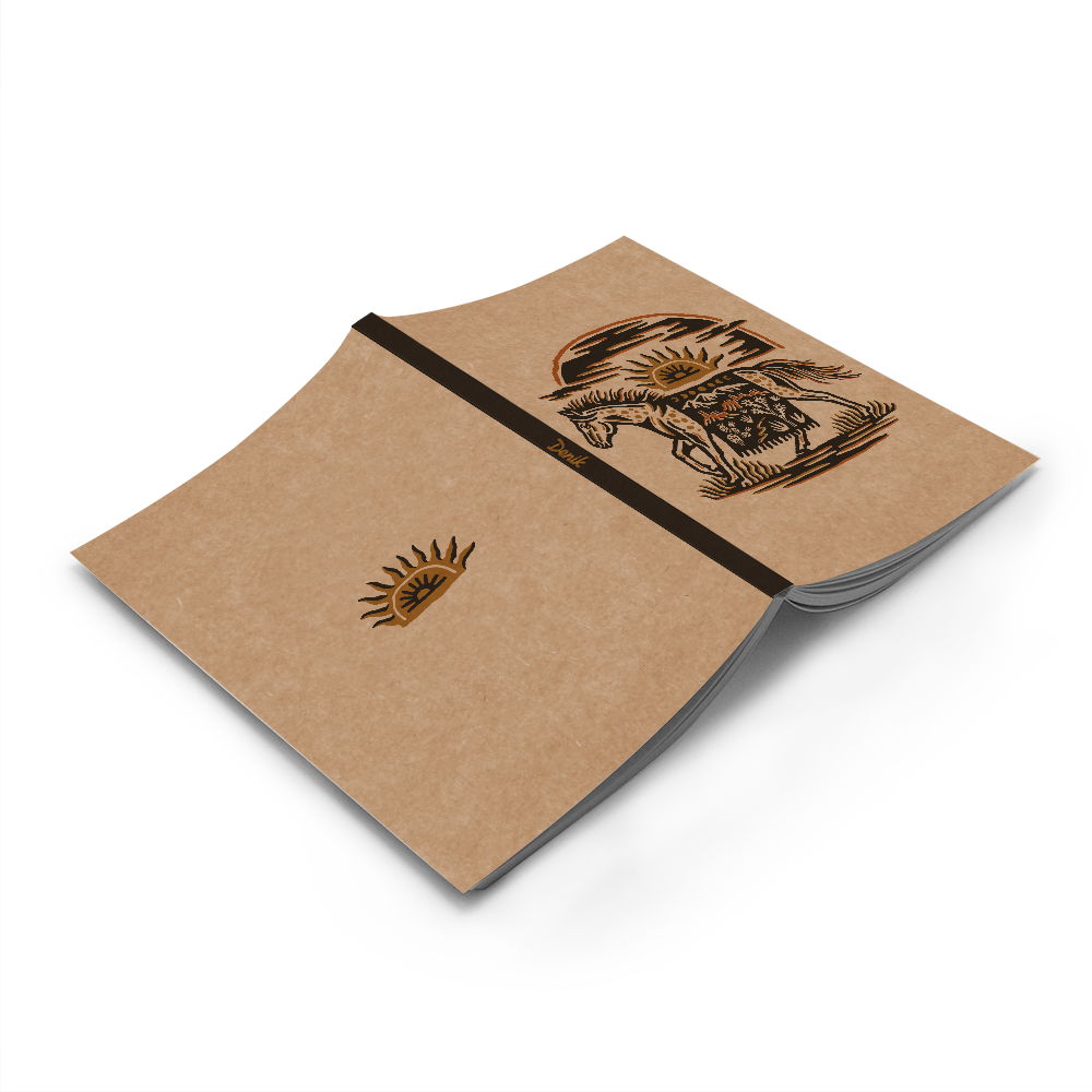 Denik x Rayco- Wild West Kraft Classic Layflat Notebook