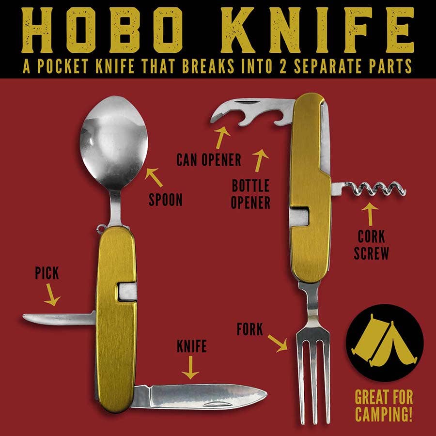 Lucky Jack- Hobo Knife – Camp Cutlery Multi-Tool