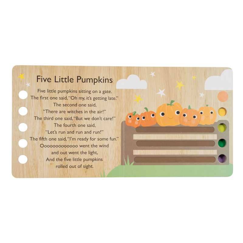 Simon & Schuster- Touch and Trace Nursery Rhymes: Five Little Pumpkins by Editors of Silver Dolphin Books