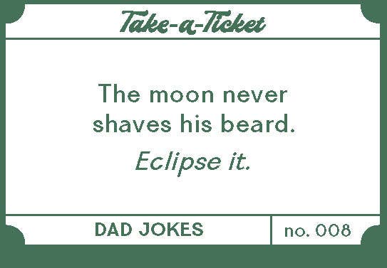 Chronicle Books- Take-a-Ticket: Dad Jokes