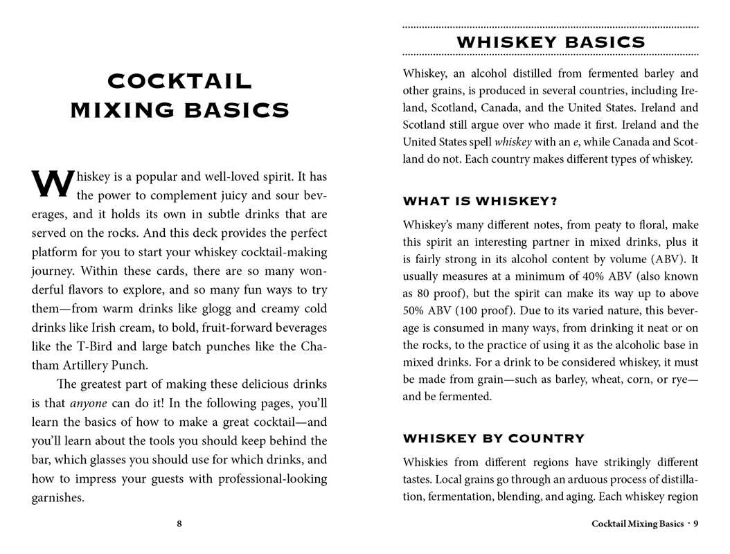 Simon & Schuster- Whiskey Cocktail Cards A–Z by Adams Media
