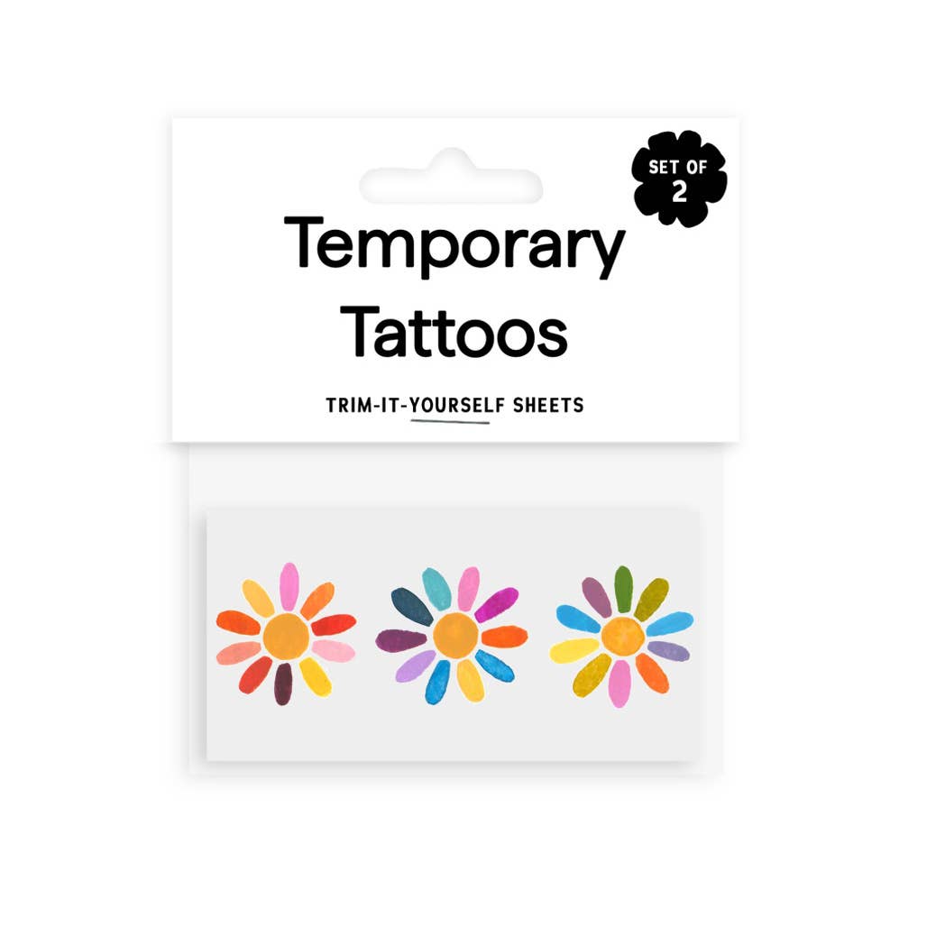 Saint Tattoos- Flower Power Temporary Tattoos