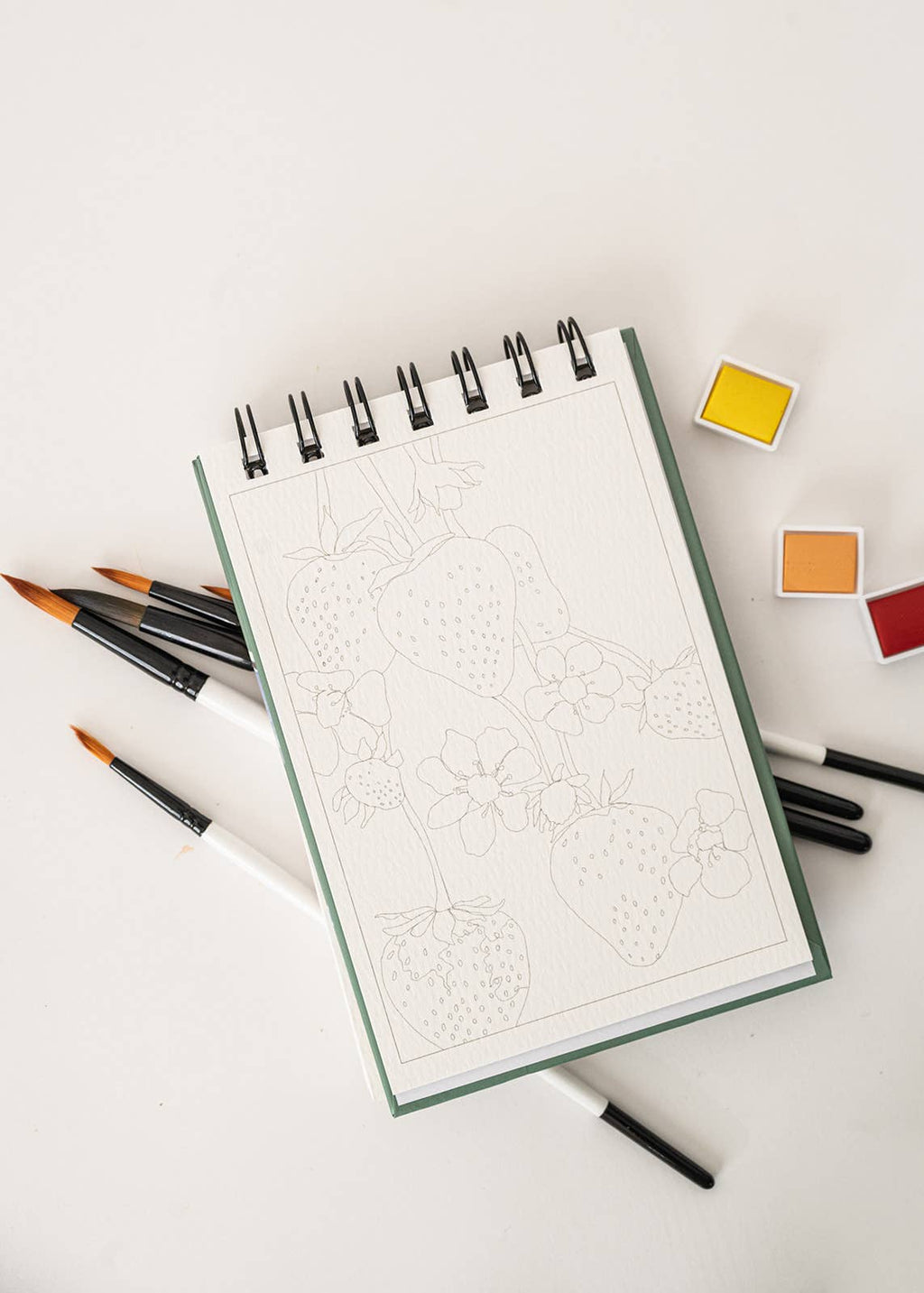 Bailey Rae Studio- A Little Bit of Summer - Mini Watercoloring Book