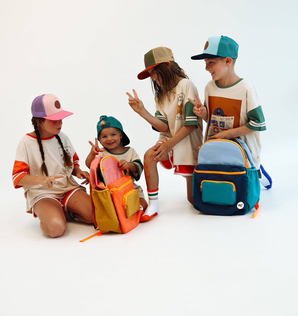 Minimalist Folk Co.- School Tribune | GREEN | OVERSIZED KIDS TEE