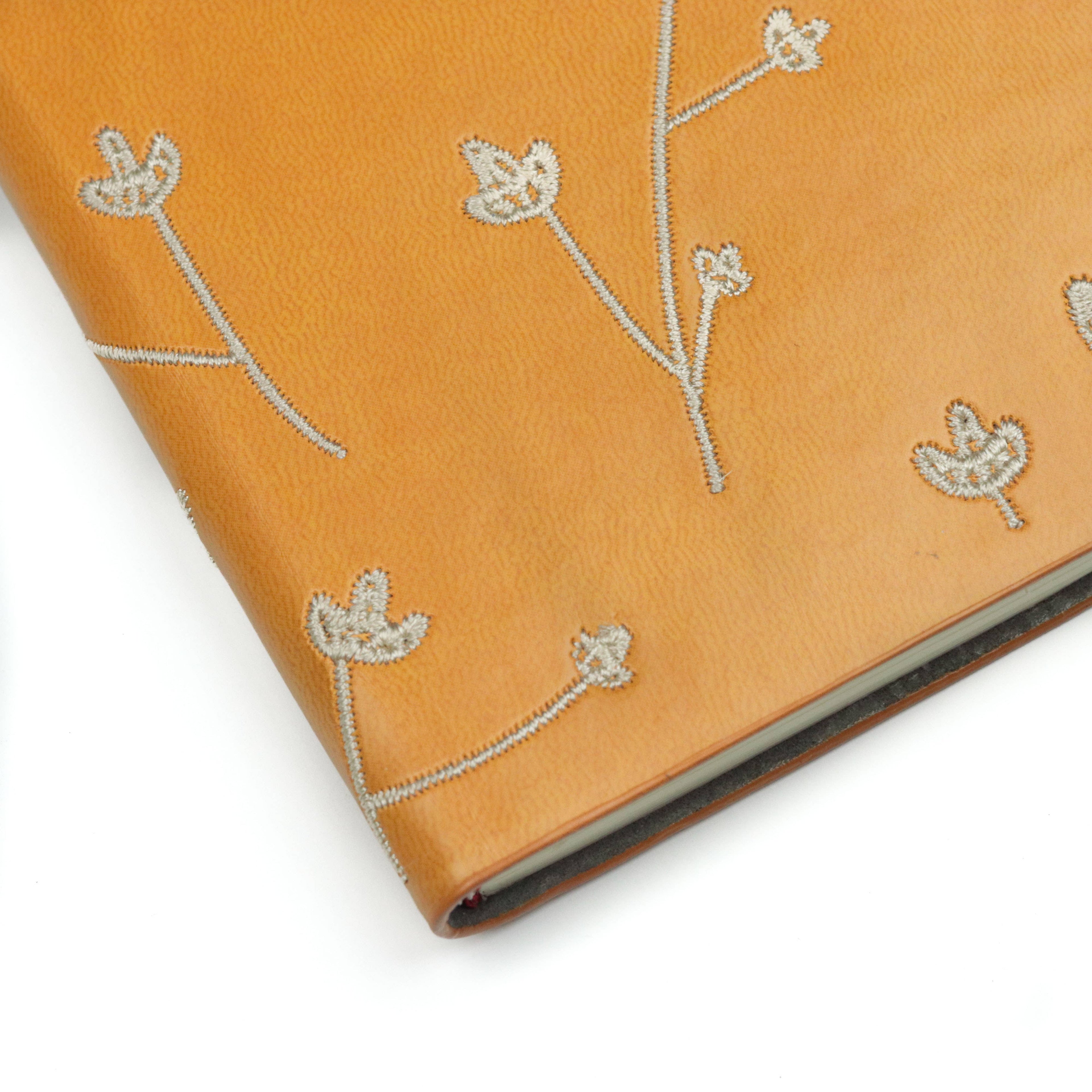 Denik- Samantha Embroidered Layflat Journal Notebook