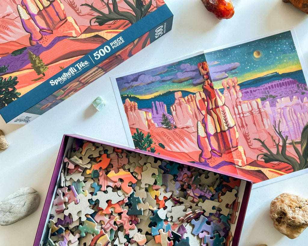 Spaghetti Tree- Bryce at Night 500 Pc Puzzle