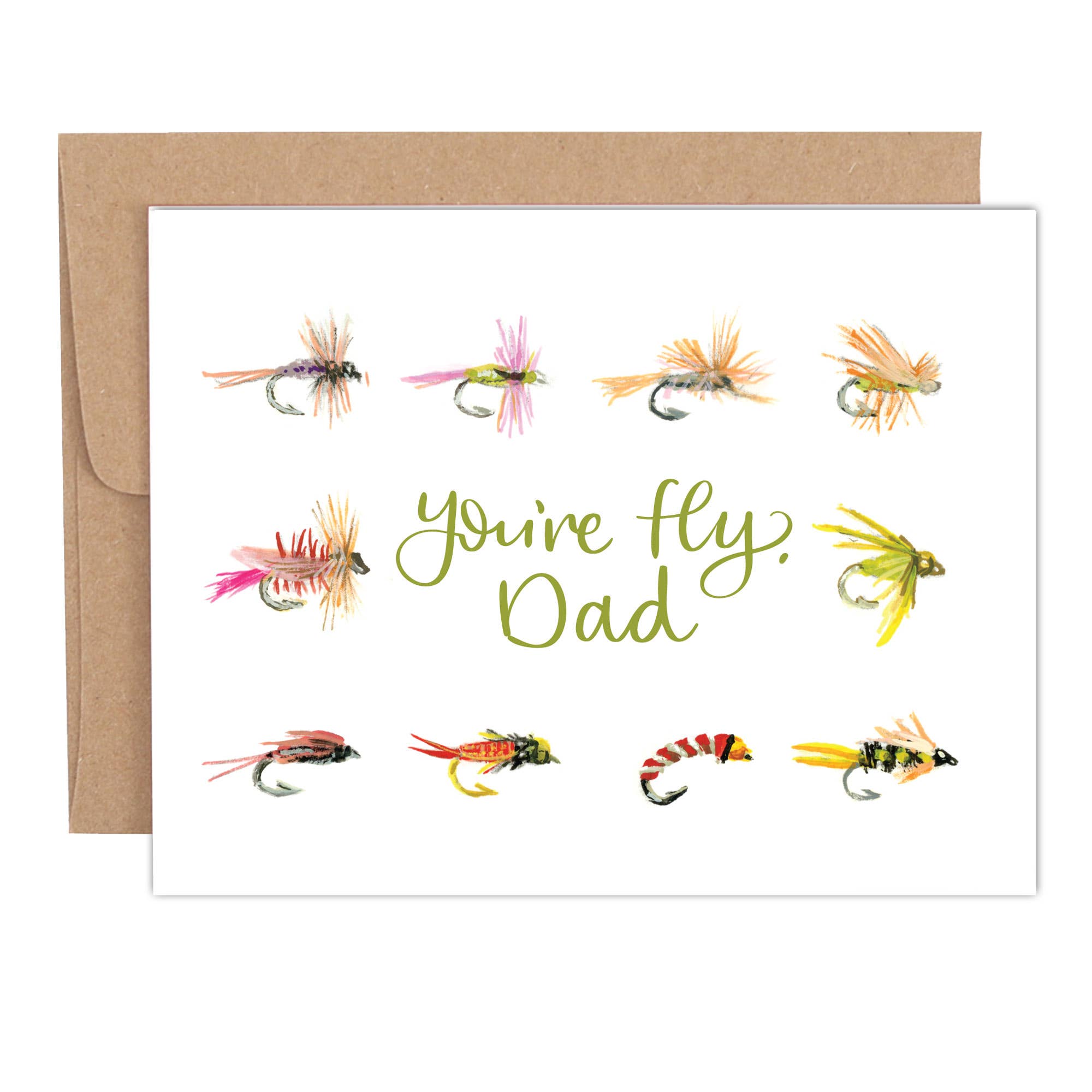 1canoe2- You're Fly Dad Father's Day Greeting Card