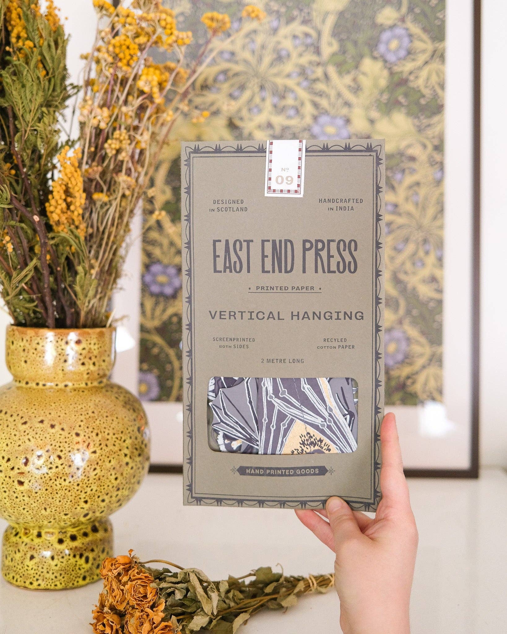 East End Press- Bats Vertical Wall Hanging