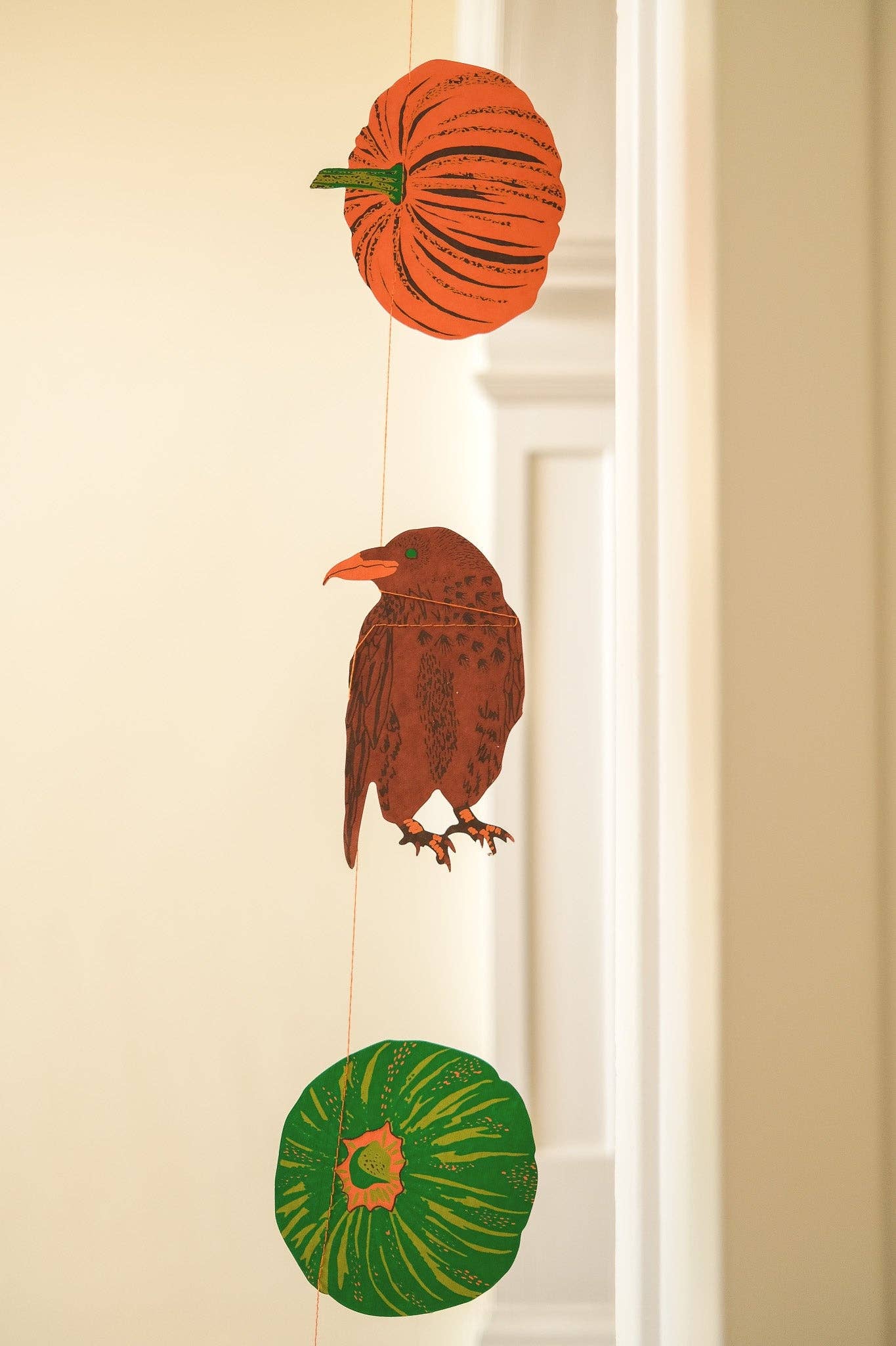 East End Press- Pumpkin Sewn Garland