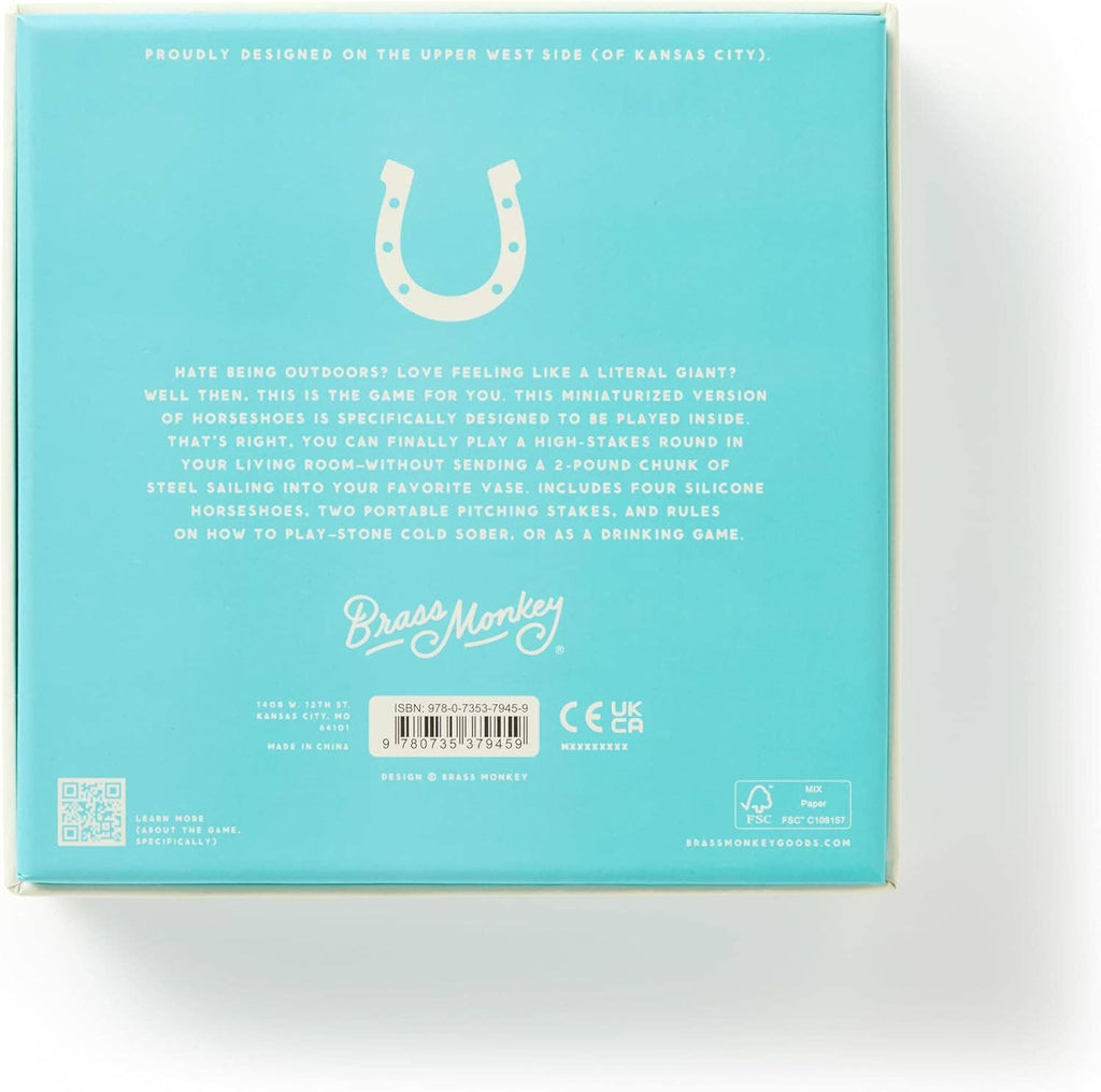 Brass Monkey- Giddy Up Tabletop Horseshoes Game