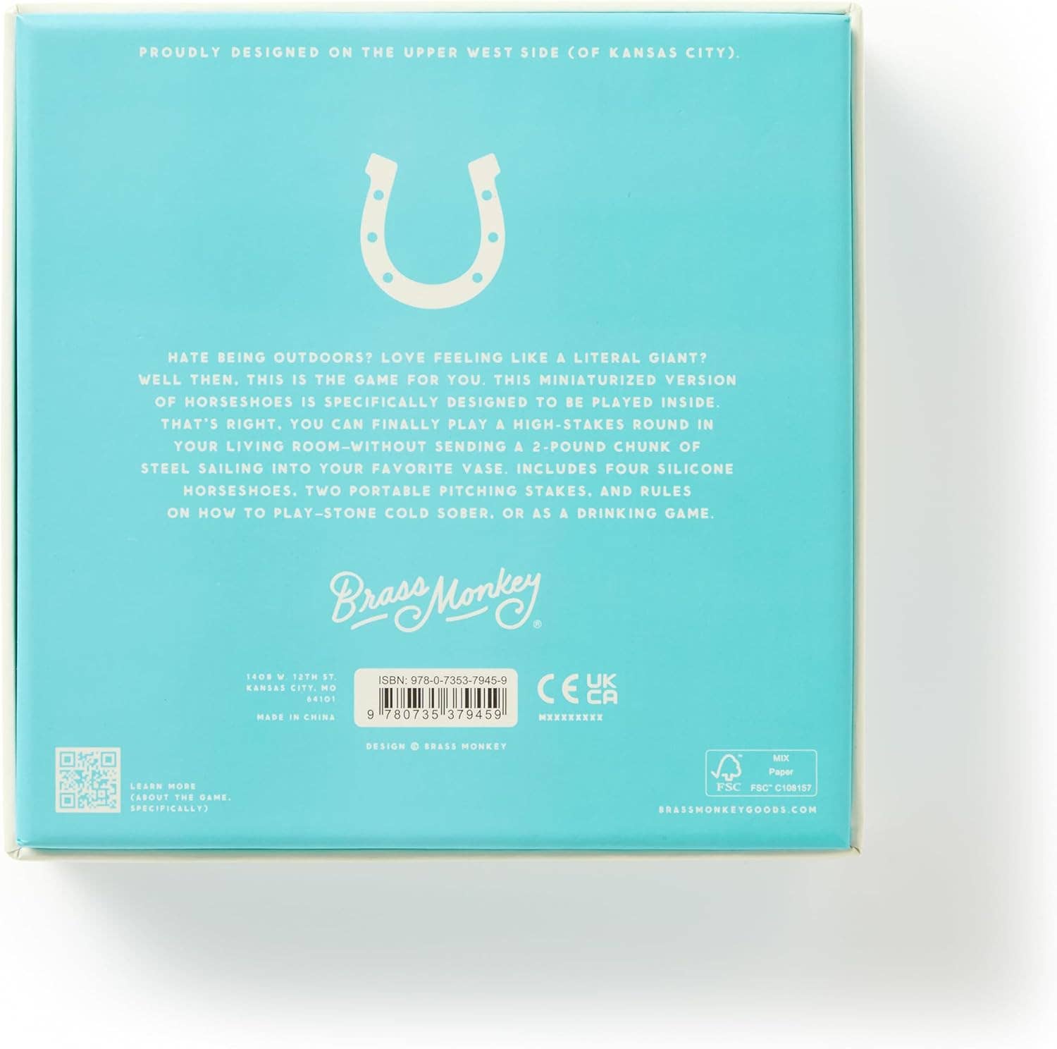 Brass Monkey- Giddy Up Tabletop Horseshoes Game