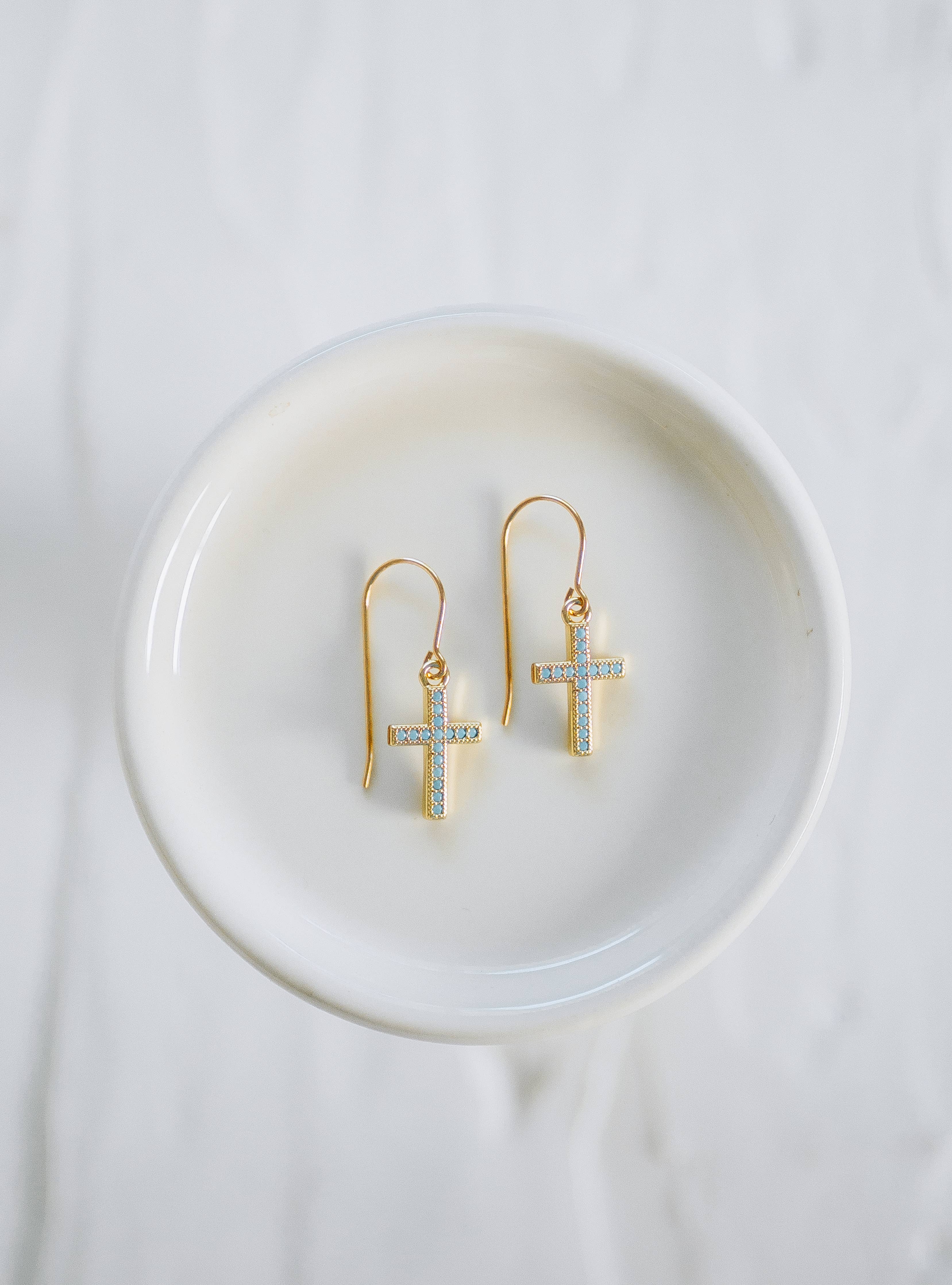 Reva Grey- Stevie Cross Earring