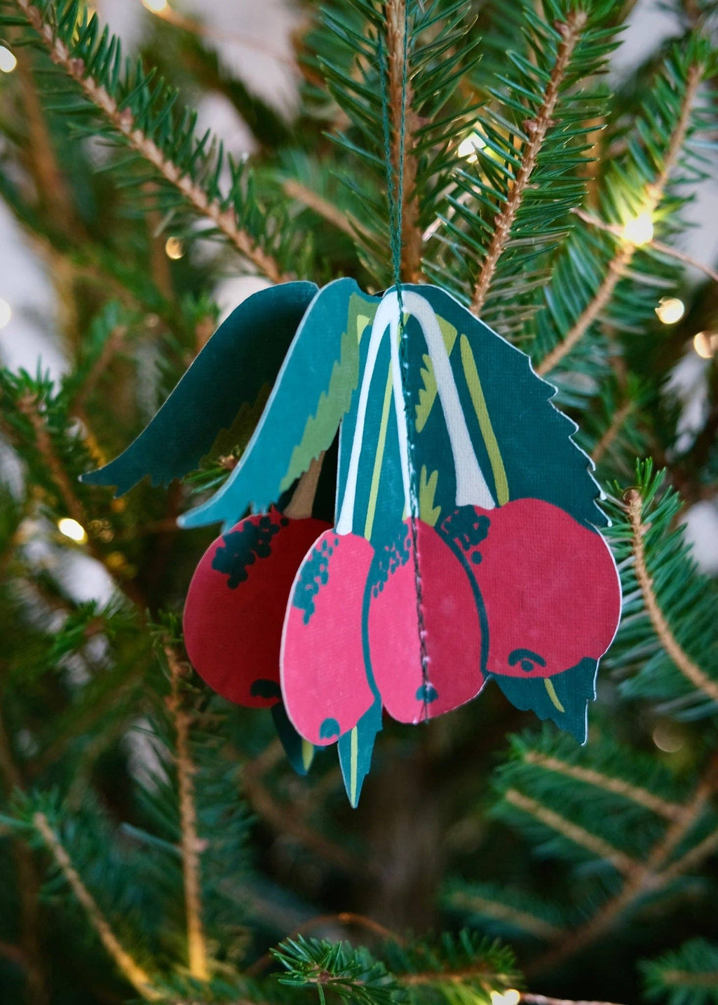 East End Press- Festive Foliage Paper Ornaments