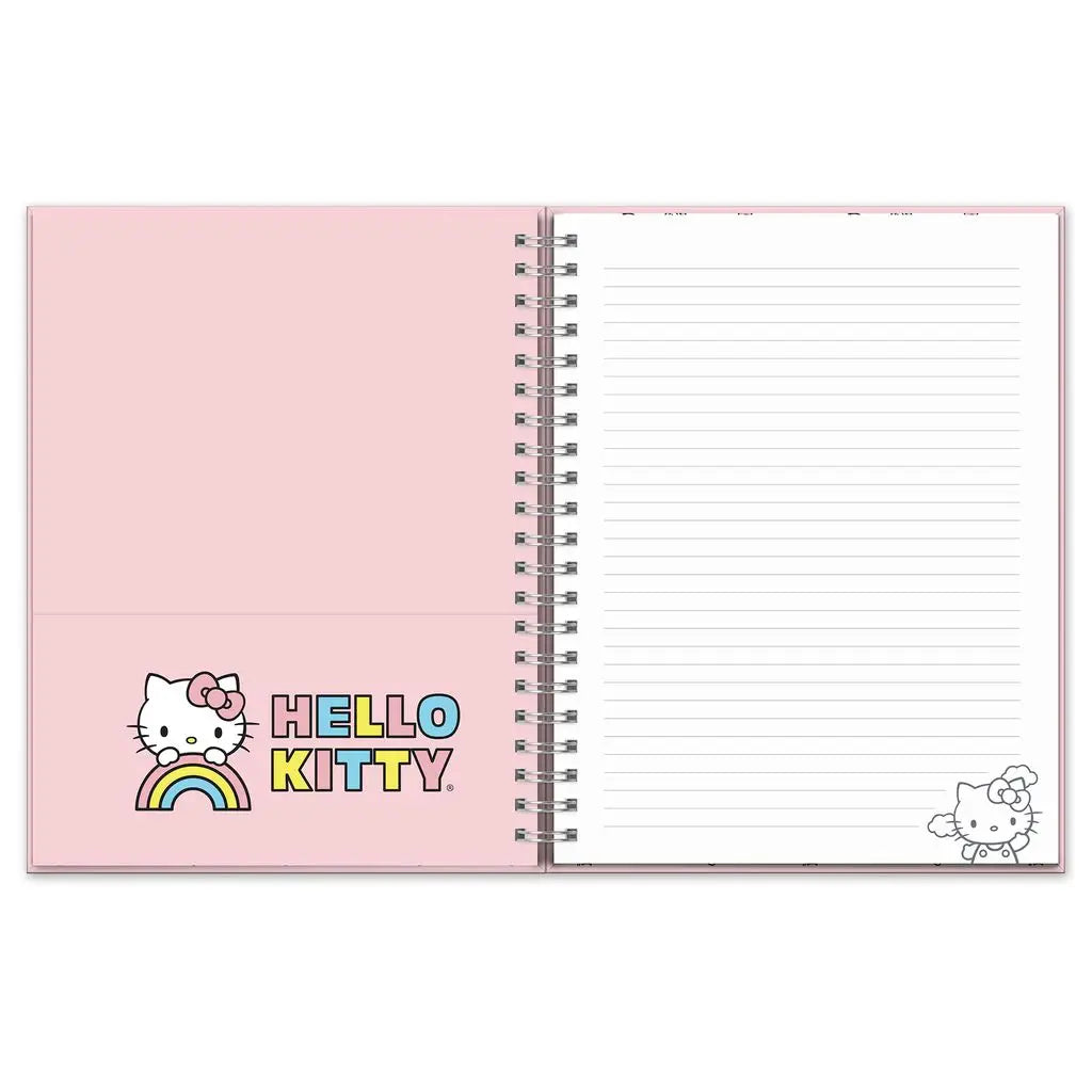 Studio Oh!- Hello Kitty Classic Pink Extra Large Spiral Notebook