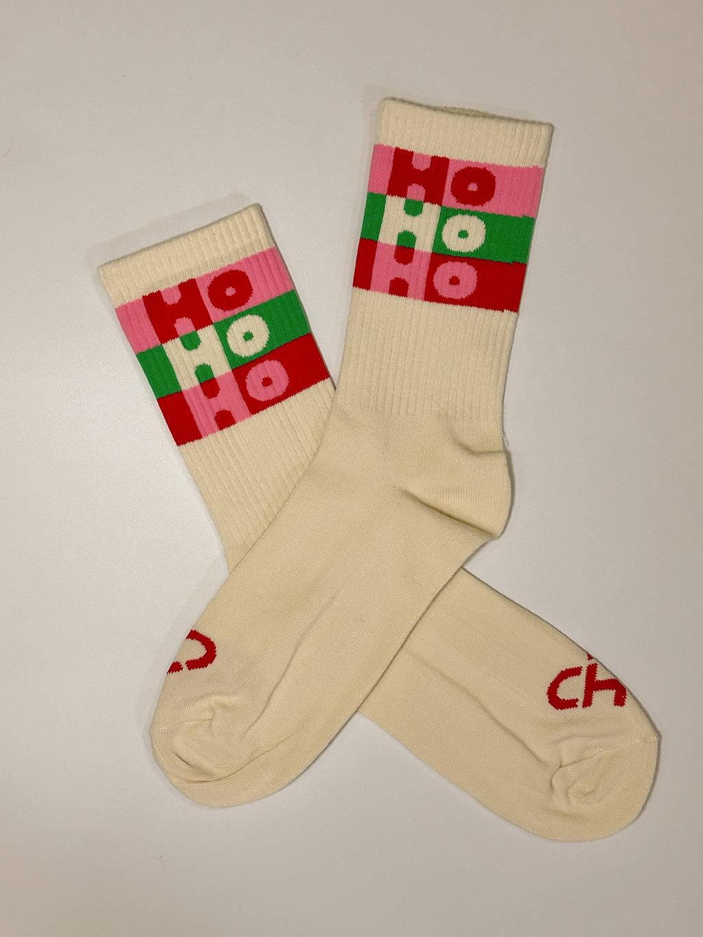 Cold Hearted Collective- Funny Ho Ho Ho Christmas Crew Socks