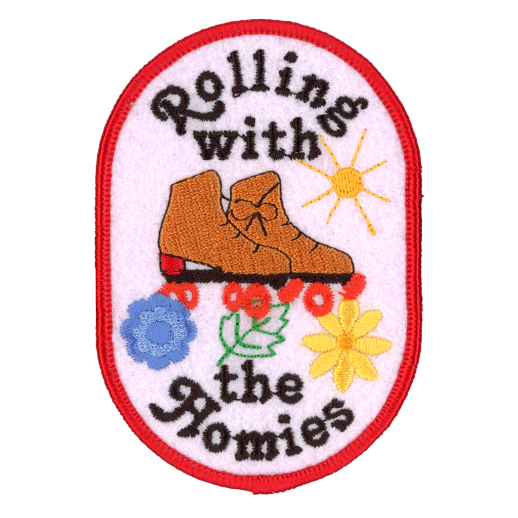 Patch Ya Later- Rolling With The Homies Iron On Patch