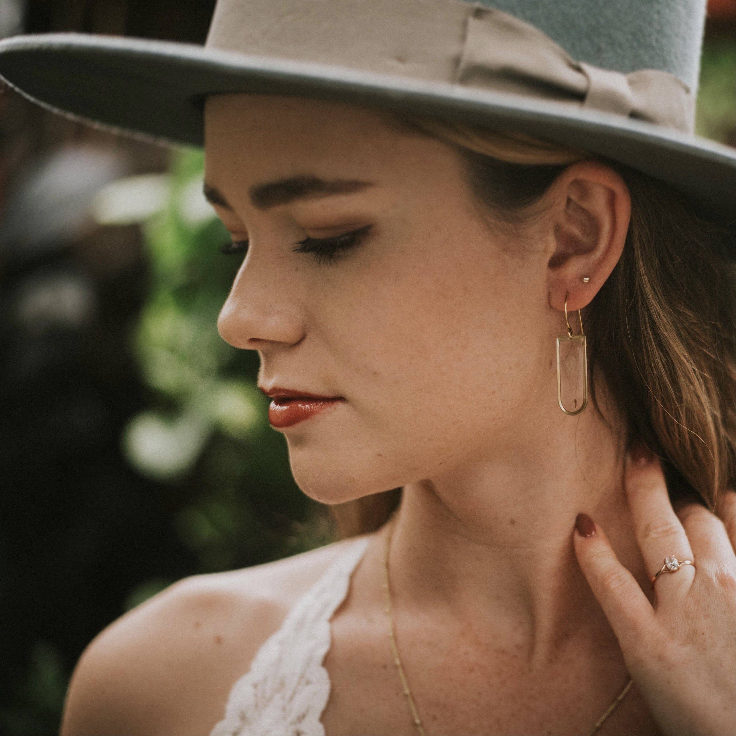 Seed & Soil- Cathedral Earrings