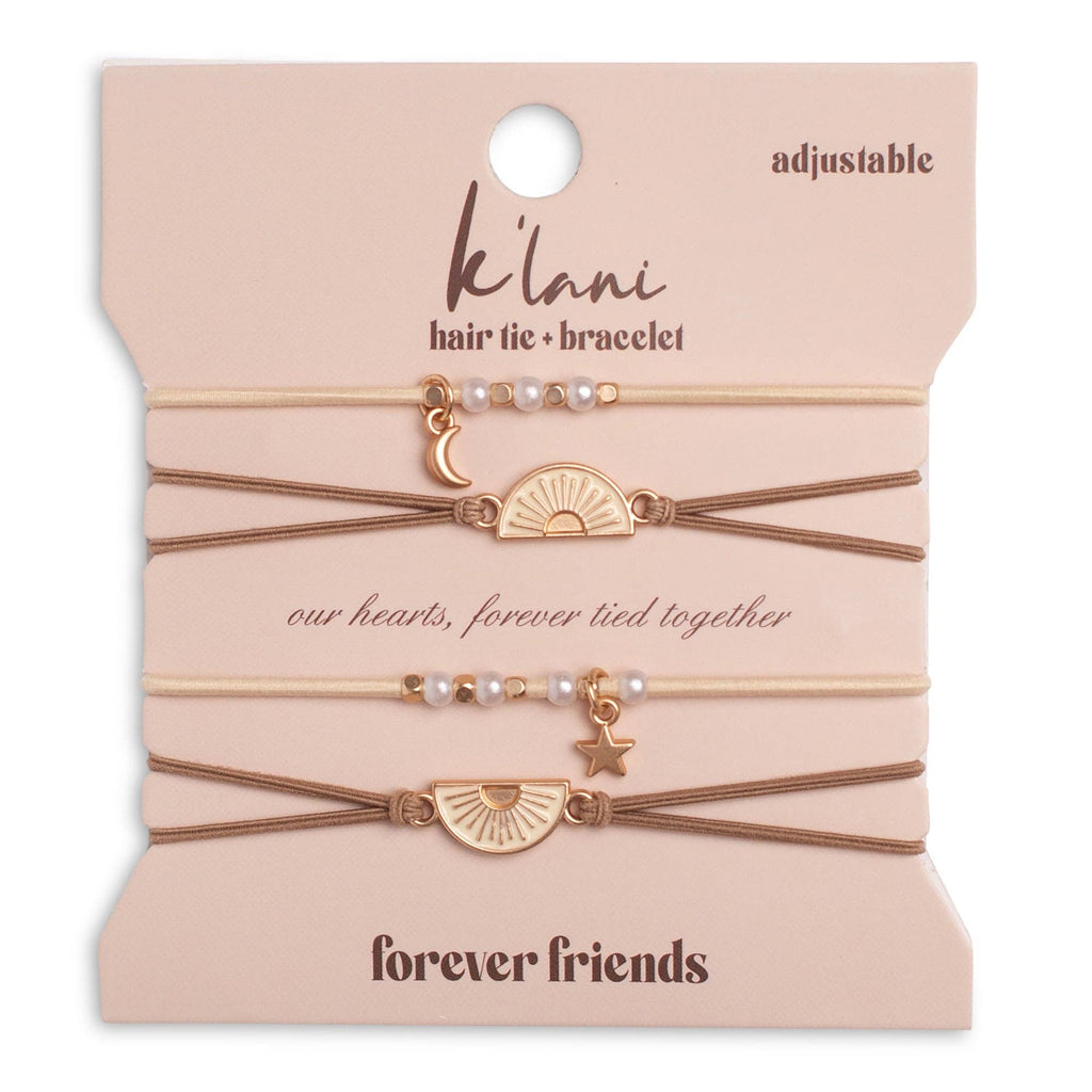 K'Lani- "Forever Friends" Sharable Friendship Hair Tie Bracelets