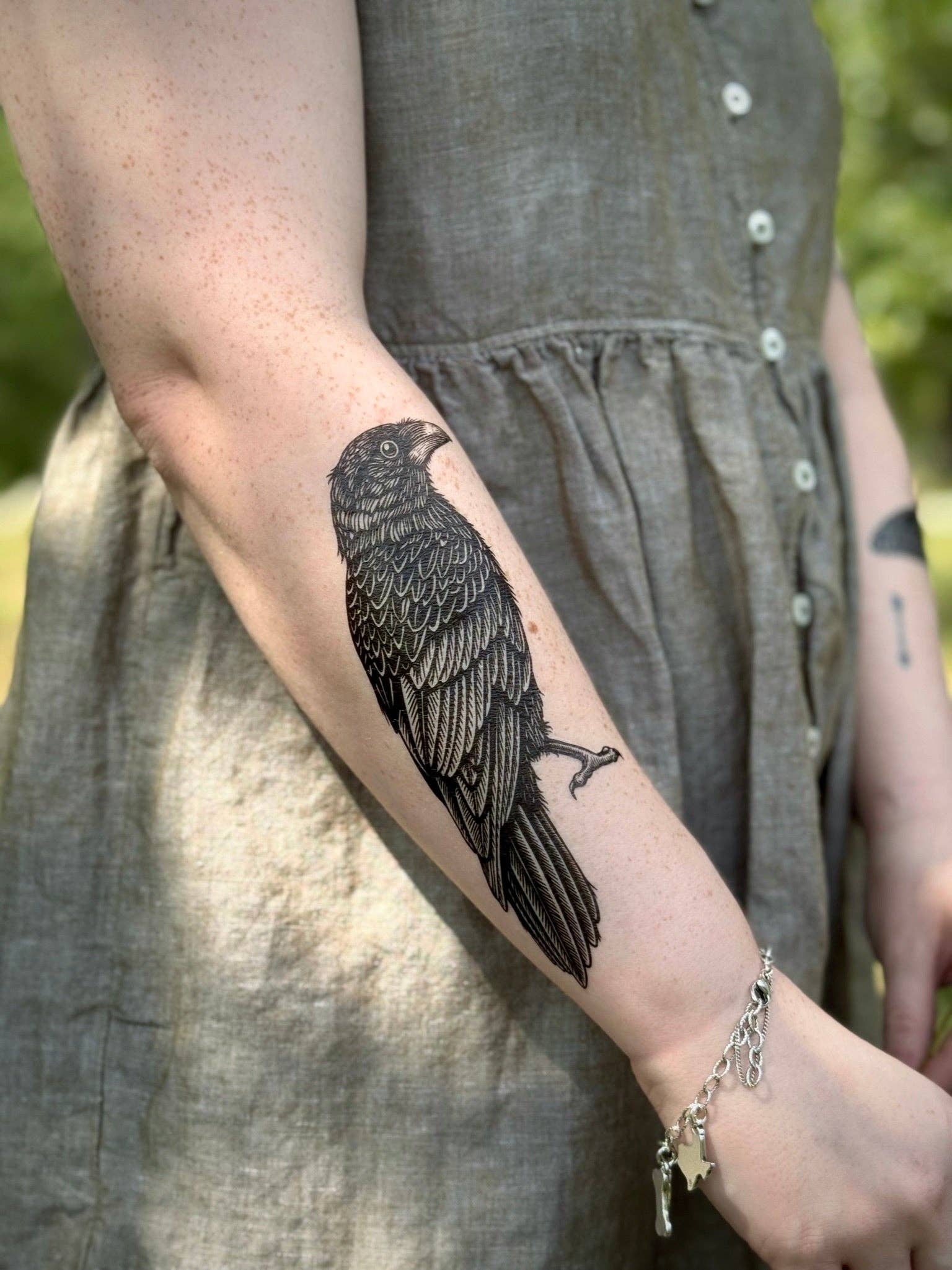 NatureTats- Raven Temporary Tattoo