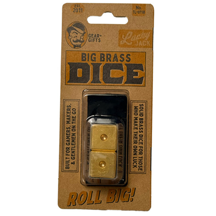 Lucky Jack- Big Brass Dice