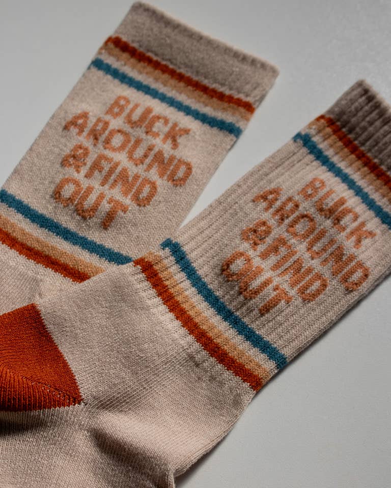Shop Good- Buck Around and Find Out Western Socks