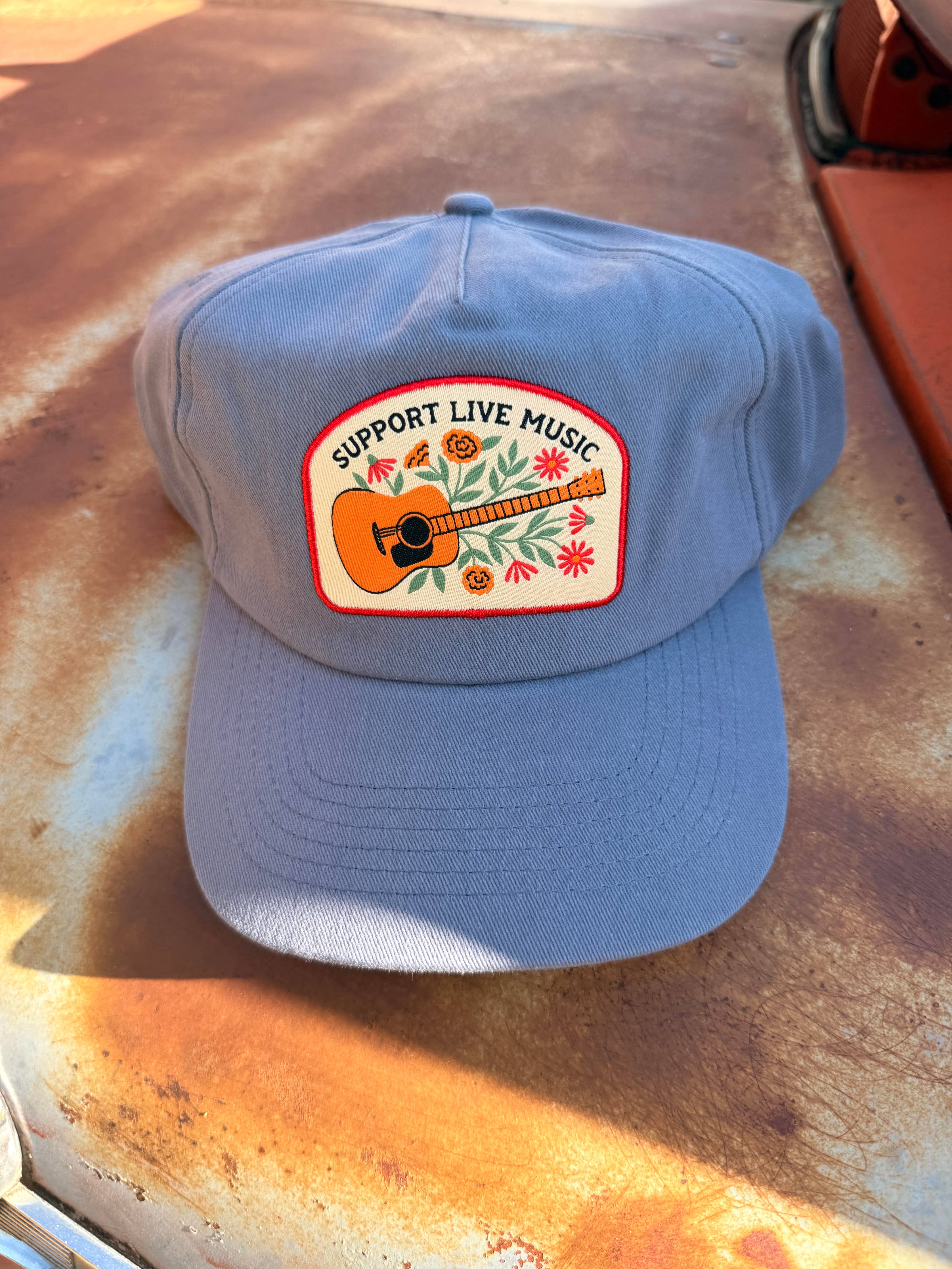 Trek Light- Cotton 5-Panel Hat | Support Live Music